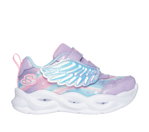 Skechers Toddlers Light Ups Twisty Glow Lavender